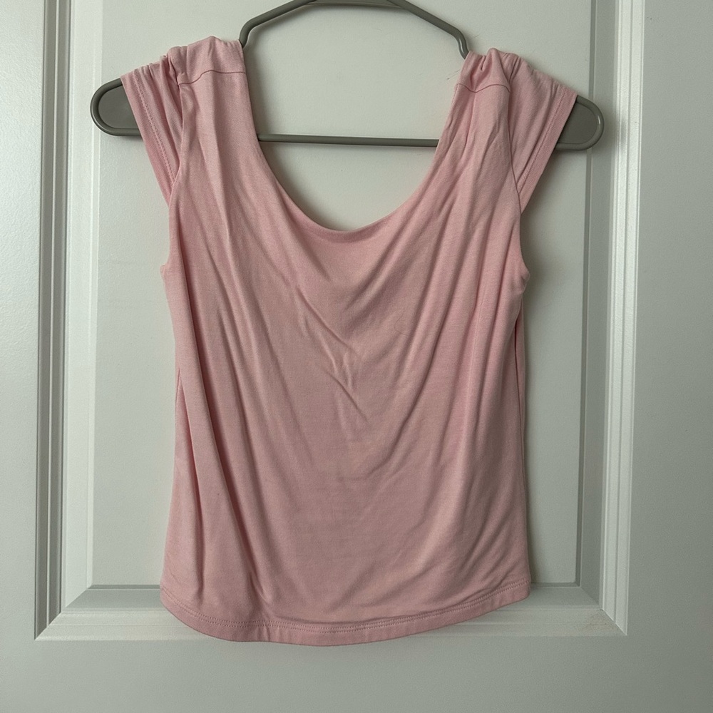 Target pink high neck top